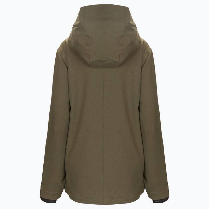 Dámská snowboardová bunda DC Liberate olive night 2