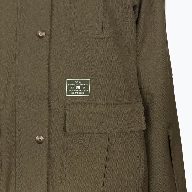 Dámská snowboardová bunda DC Liberate olive night 3