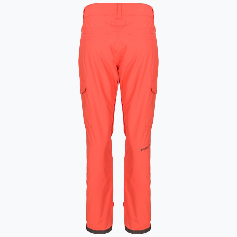 Dámské snowboardové kalhoty DC Nonchalant hot coral 8