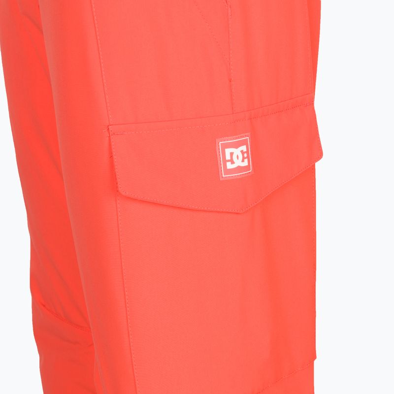 Dámské snowboardové kalhoty DC Nonchalant hot coral 9
