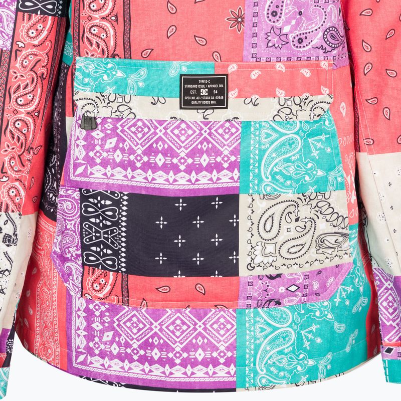 Dámská snowboardová bunda DC Savvy Anorak wmns/multi bandana 3