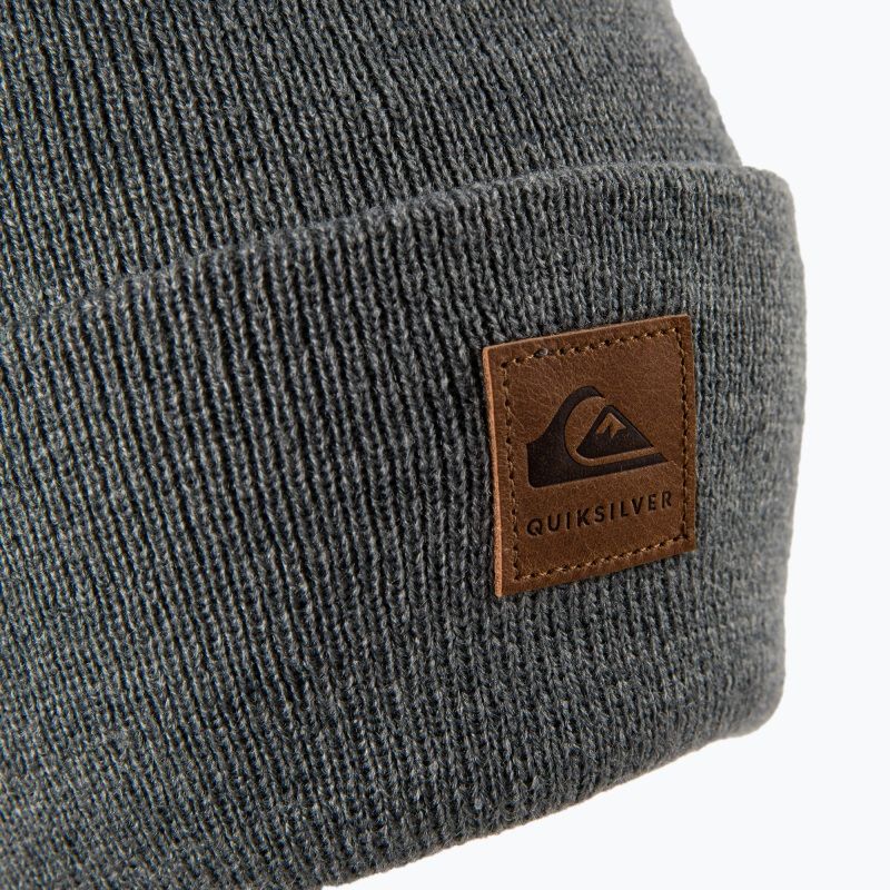 Pánská zimní čepice na snowboard Quiksilver Brigade šedá EQYHA03303 3