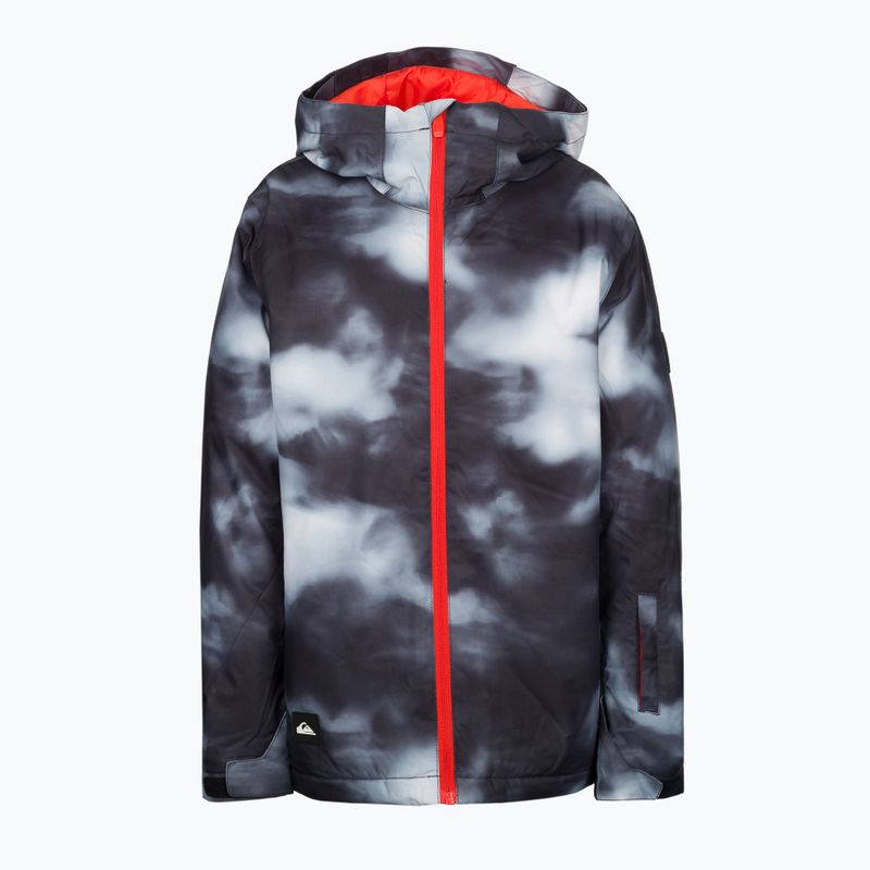 Dětská snowboardová bunda Quiksilver Mission Printed černá EQBTJ03148