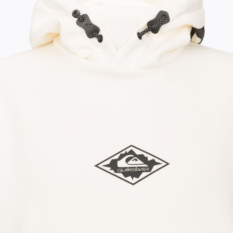 Pánská snowboardová mikina Quiksilver Big Logo Tech bílá EQYFT04378 3