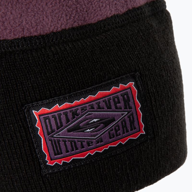 Pánská zimní čepice na snowboard Quiksilver Wintergear fialová EQYHA03298 3