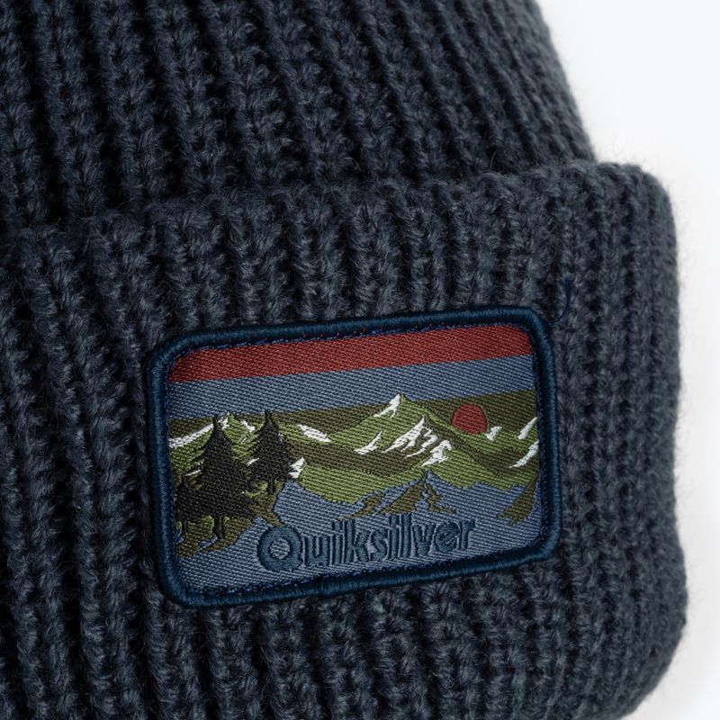 Pánská lyžařská čepice Quiksilver Tofino tmavě modrá EQYHA03301 3