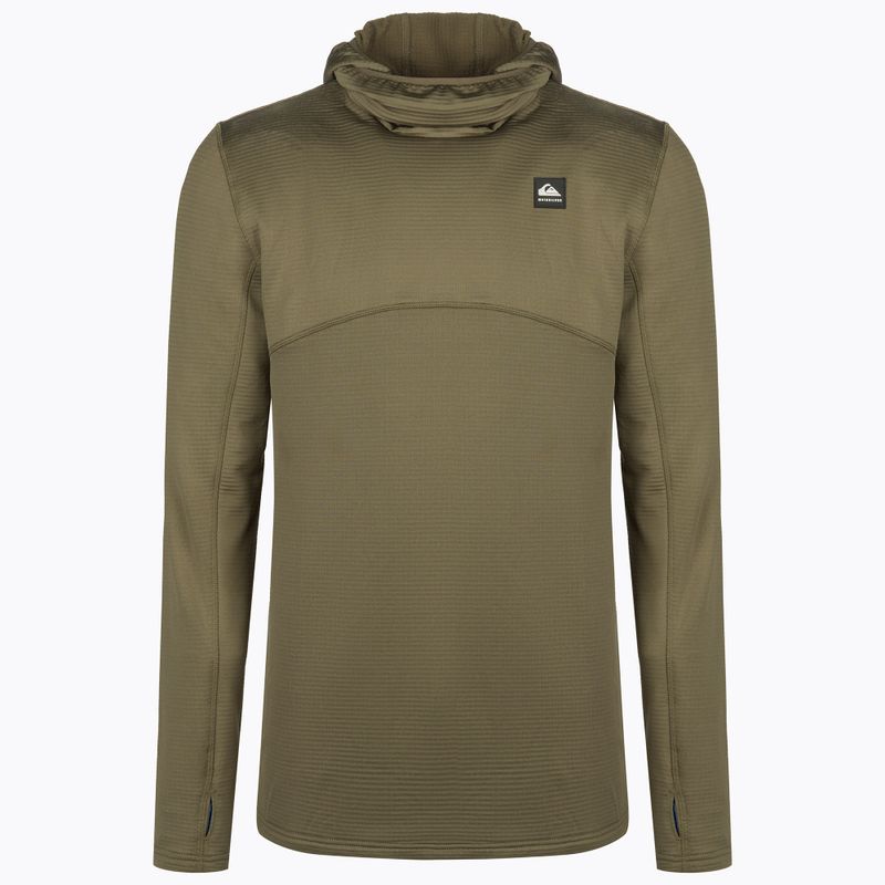 Pánská snowboardová mikina Quiksilver Steep Point zelená EQYFT04373