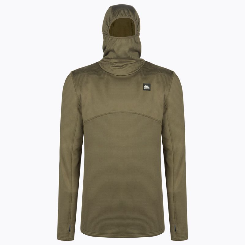 Pánská snowboardová mikina Quiksilver Steep Point zelená EQYFT04373 3