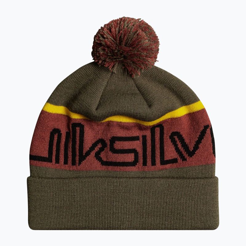Pánská zimní čepice na snowboard Quiksilver Summit zelená EQYHA03306 5