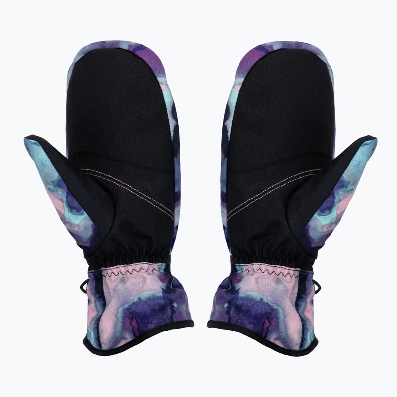 Dámské snowboardové rukavice ROXY Jetty 2021 niebieski/fioletowo/różowo/czarny 3