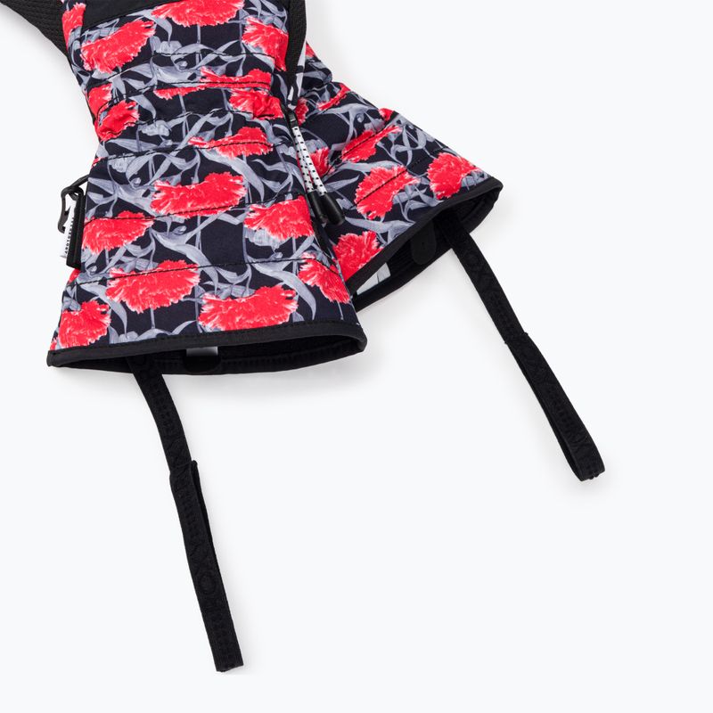 Dámské snowboardové rukavice ROXY Cynthia Rowley 2021 true black/white/red 6