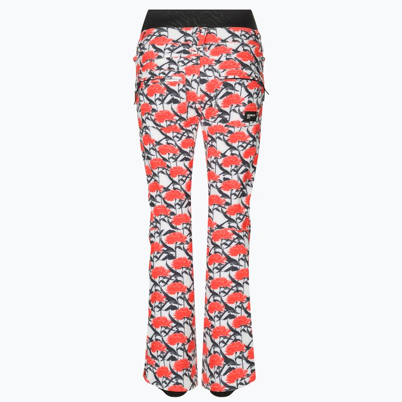Dámské snowboardové kalhoty ROXY Rowley X ROXY High 2021 bright white/white red 9