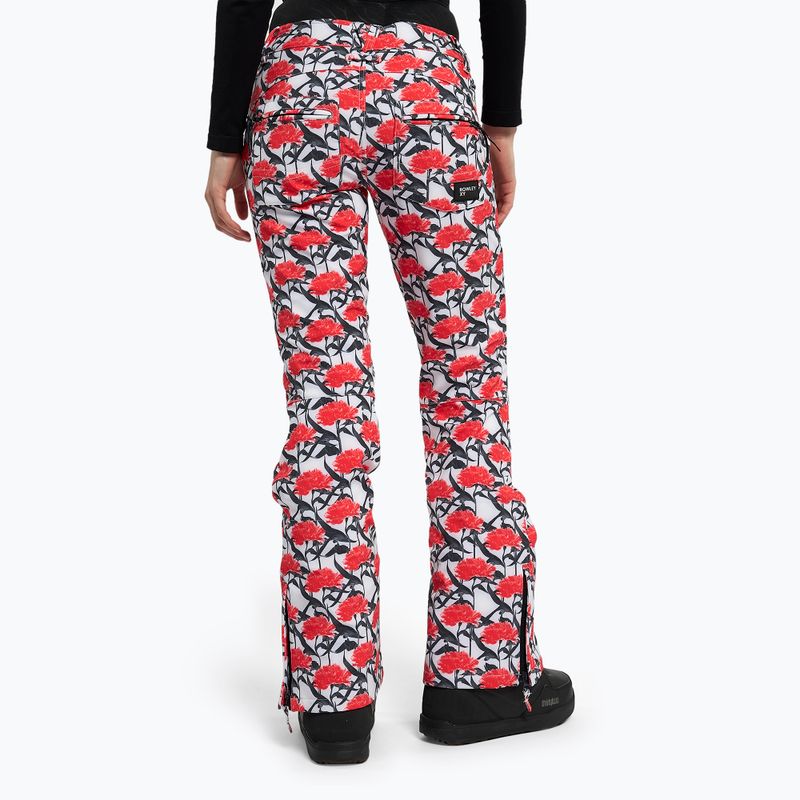 Dámské snowboardové kalhoty ROXY Rowley X ROXY High 2021 bright white/white red 4