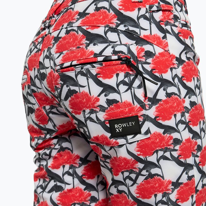 Dámské snowboardové kalhoty ROXY Rowley X ROXY High 2021 bright white/white red 5