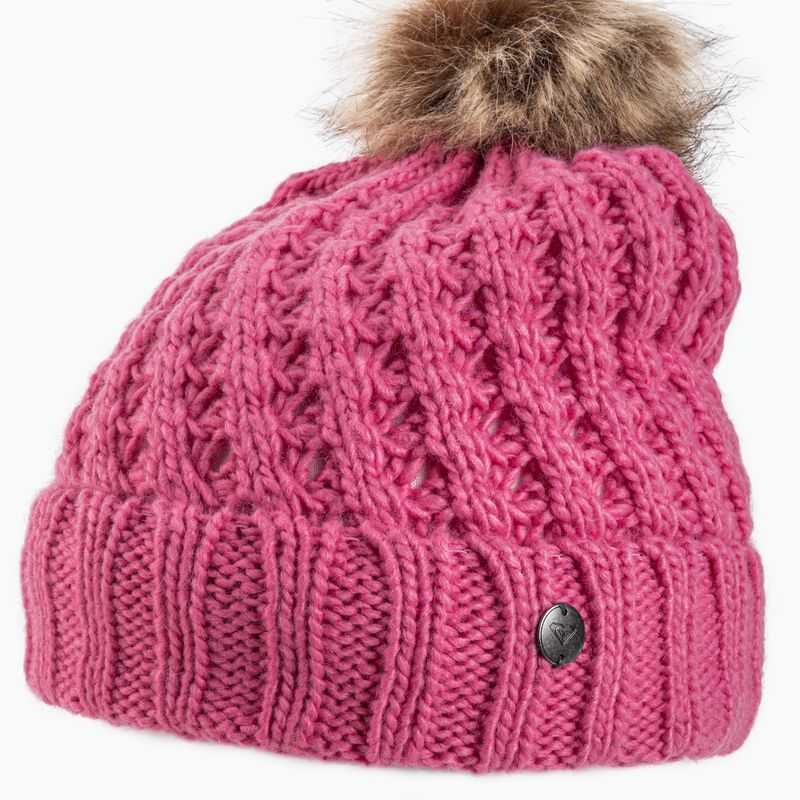 Dětská zimní čepice ROXY Blizzard Girl 2021 shocking pink 3
