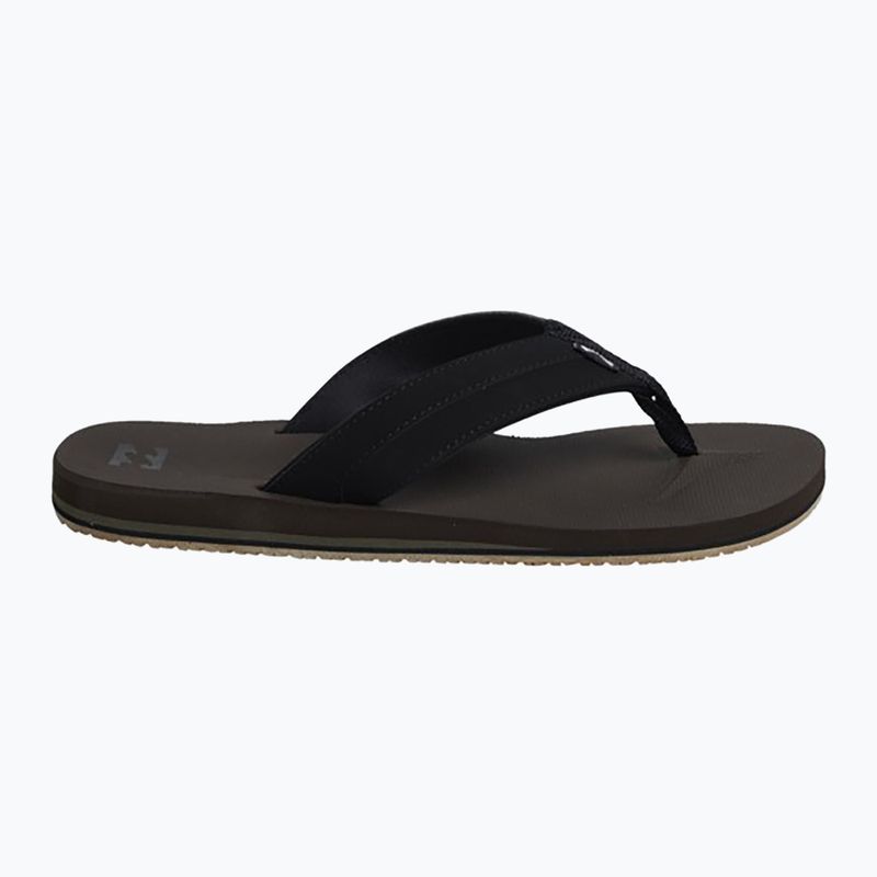 Pánské nazouváky Billabong All Day Impact chocolate MFOT1BAD-CHO 2