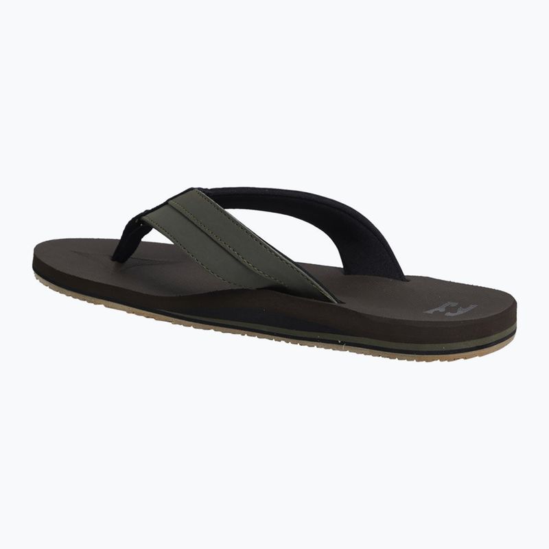 Pánské nazouváky Billabong All Day Impact chocolate MFOT1BAD-CHO 3