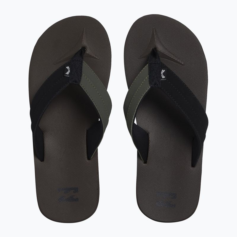 Pánské nazouváky Billabong All Day Impact chocolate MFOT1BAD-CHO 4