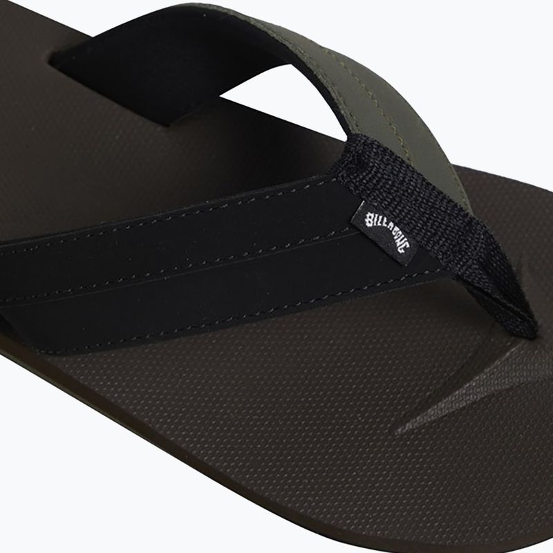Pánské nazouváky Billabong All Day Impact chocolate MFOT1BAD-CHO 6