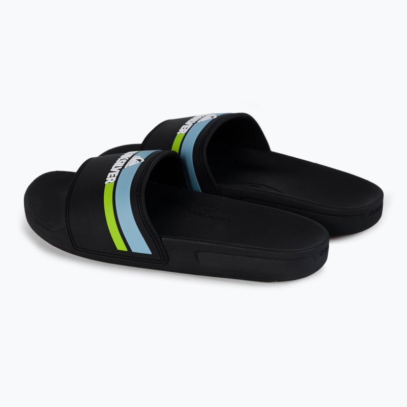 Dětské žabky Quiksilver Rivi Slide black/orange/blue 3