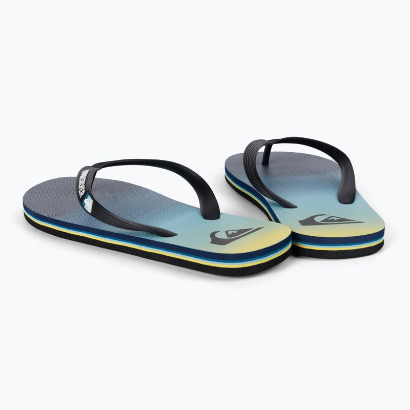 Pánské žabky Quiksilver Molokai Newwave black/blue/blue 3