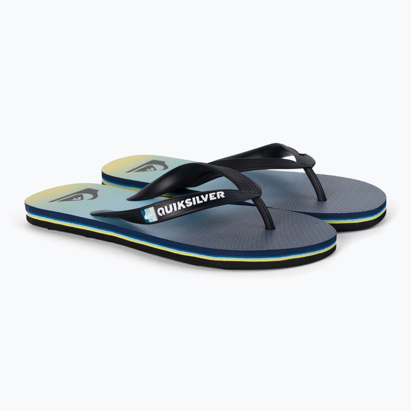 Pánské žabky Quiksilver Molokai Newwave black/blue/blue 5