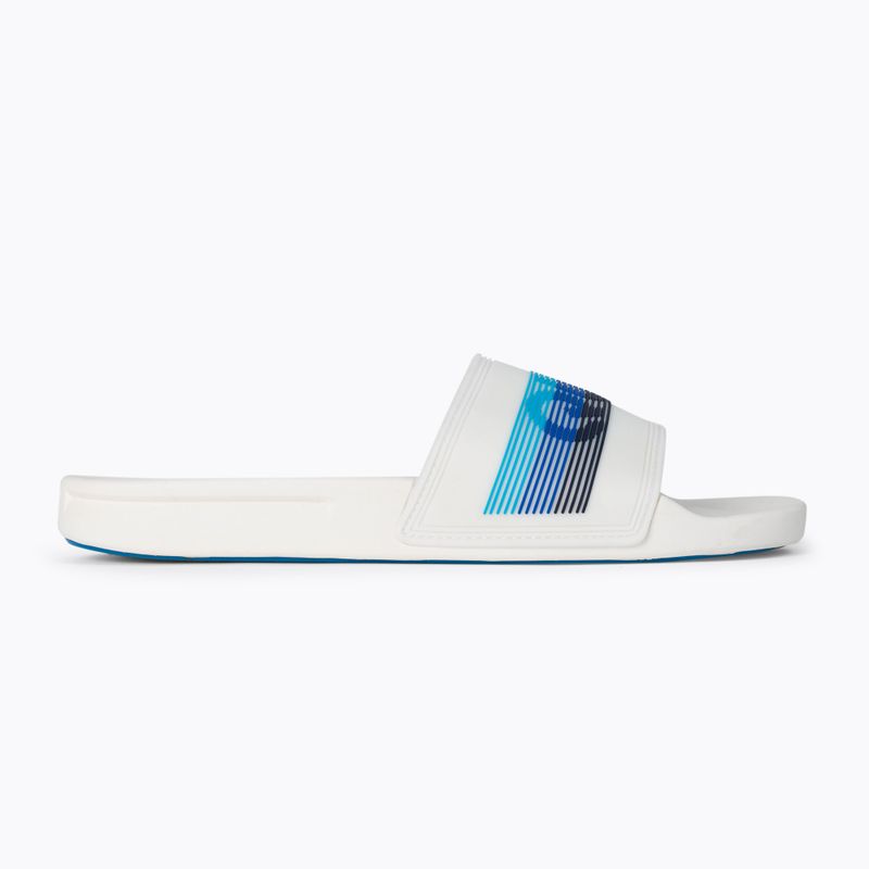 Pánské žabky Quiksilver Rivi Wordmark Slide white/white/blue 2