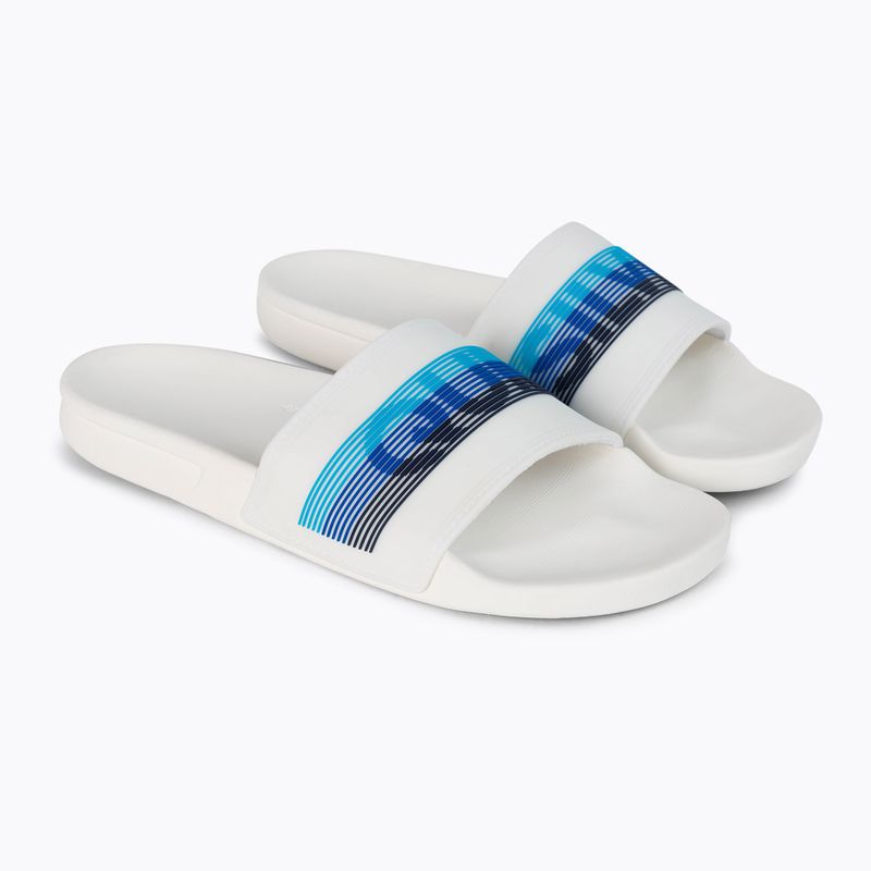Pánské žabky Quiksilver Rivi Wordmark Slide white/white/blue 5