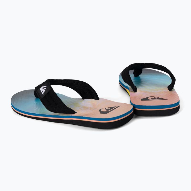 Pánské žabky Quiksilver Molokai Layback blue/blue/orange 3