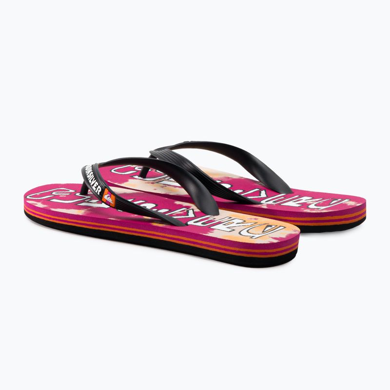 Pánské žabky Quiksilver Molokai Acid Drop black/orange/orange 3