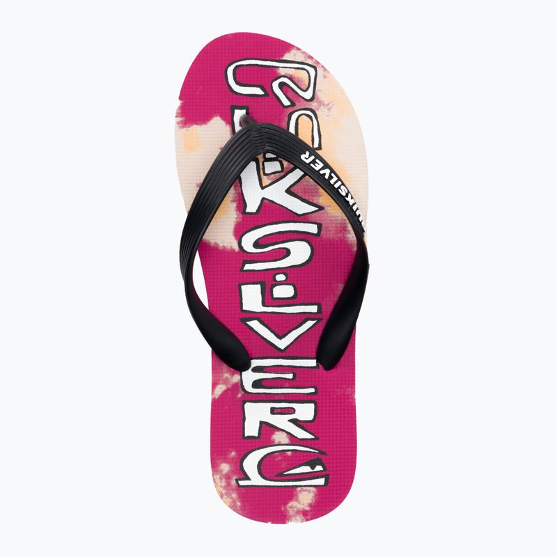 Pánské žabky Quiksilver Molokai Acid Drop black/orange/orange 6