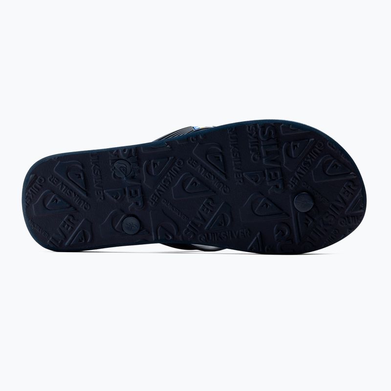 Quiksilver pánské žabky Molokai Art SNDL blue AQYL101264-BYJ1 4