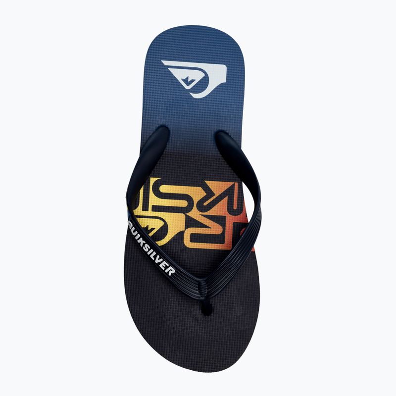 Quiksilver pánské žabky Molokai Art SNDL blue AQYL101264-BYJ1 6