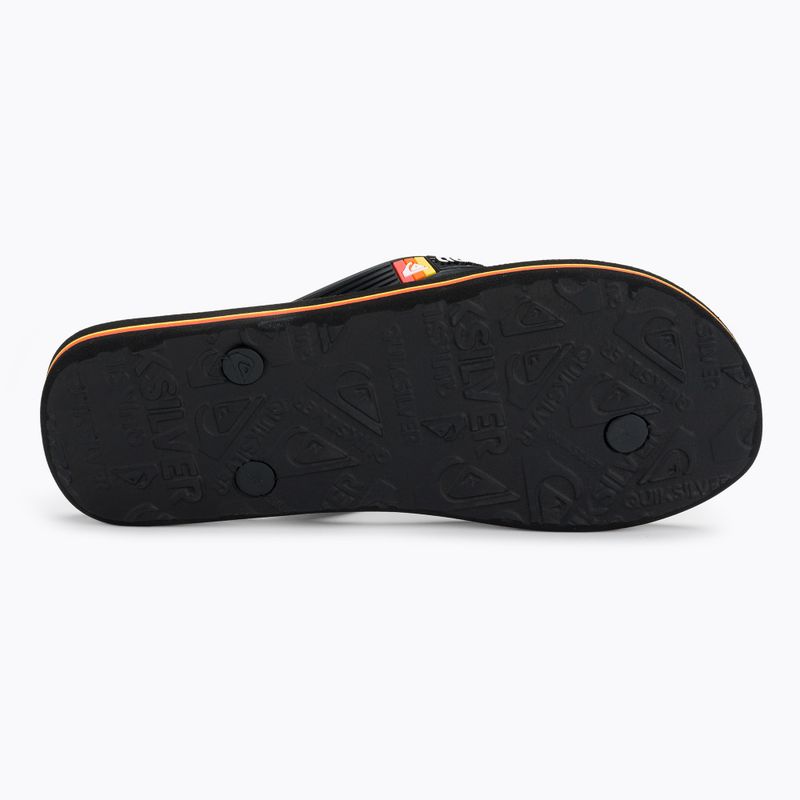 Dětské žabky Quiksilver Molokai Art B black 4