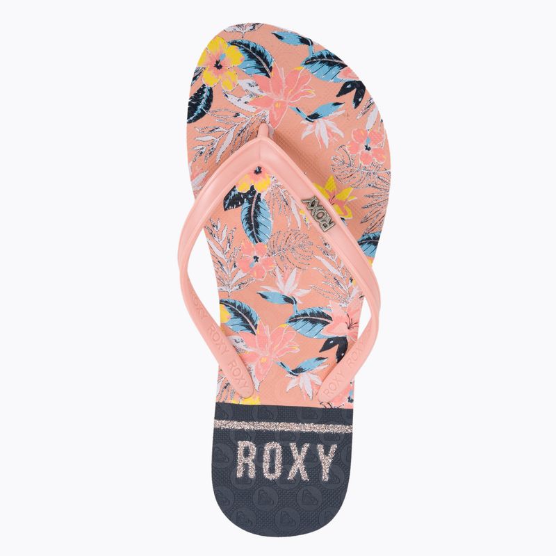 Dětské žabky ROXY Viva Stamp II 2021 lt peach 6