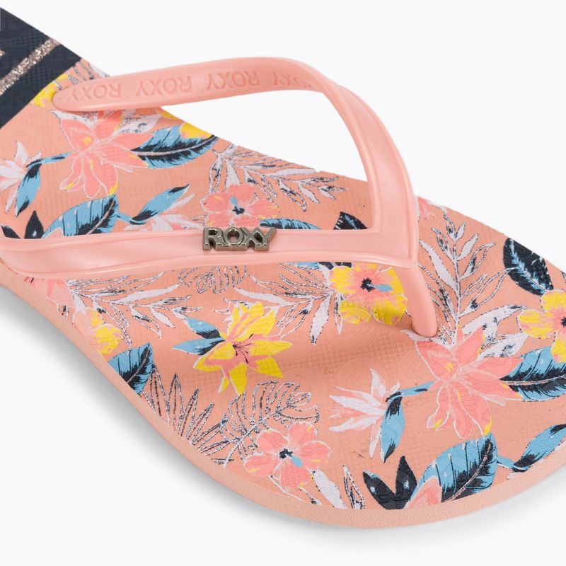 Dětské žabky ROXY Viva Stamp II 2021 lt peach 7