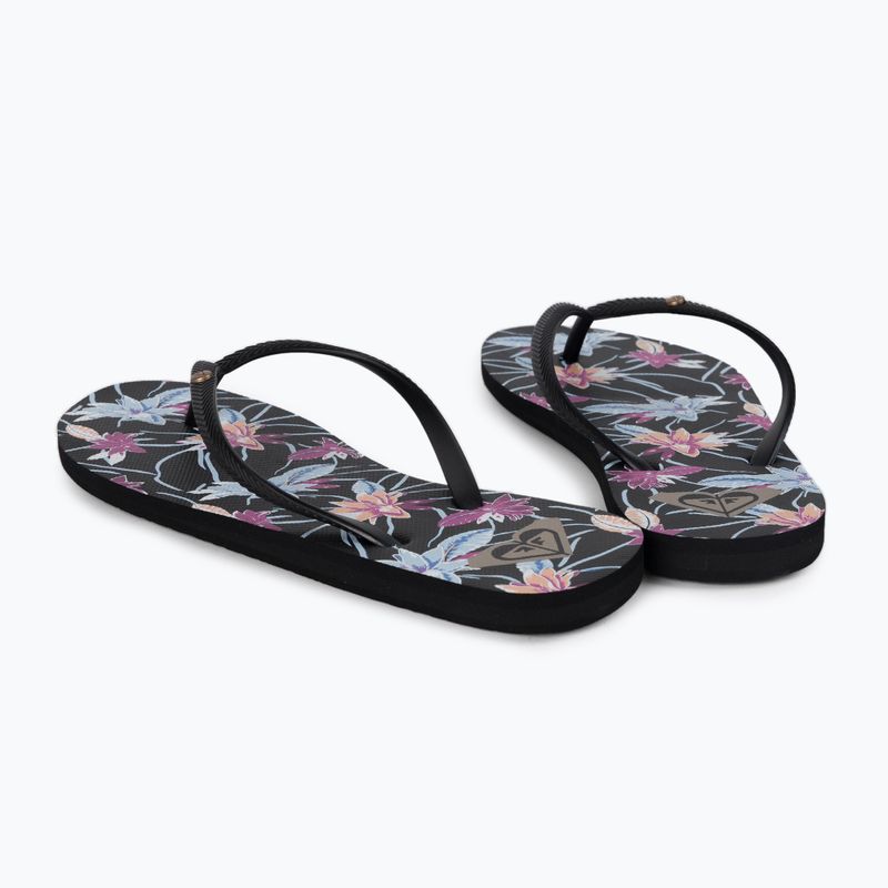 Dámské žabky ROXY Bermuda Print J 2021 black 3