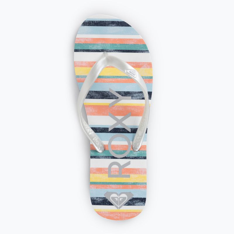 Dětské žabky ROXY Tahiti VII 2021 stripe citrus/olmpian blue 6