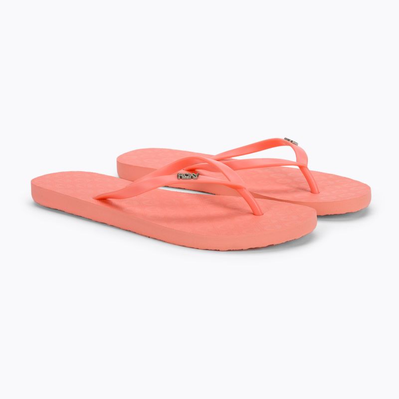 Dámské žabky ROXY Viva IV 2021 hot coral 5