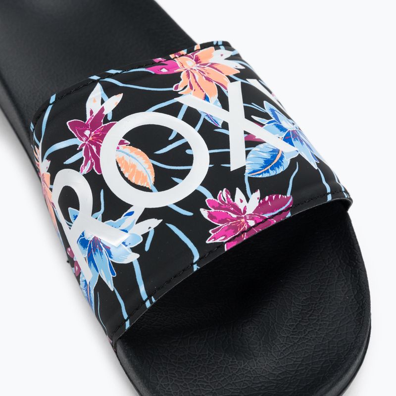 Dámské žabky ROXY Slippy II 2021 black/azela pink 7