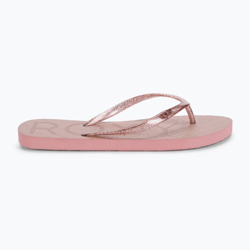 Dámské žabky ROXY Viva Sparkle 2021 rose gold 2