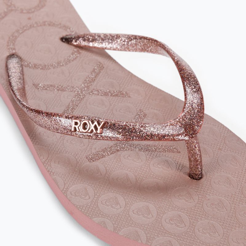 Dámské žabky ROXY Viva Sparkle 2021 rose gold 7