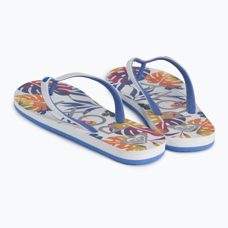 Dámské žabky ROXY Tahiti VII 2021 white/blue/white 3