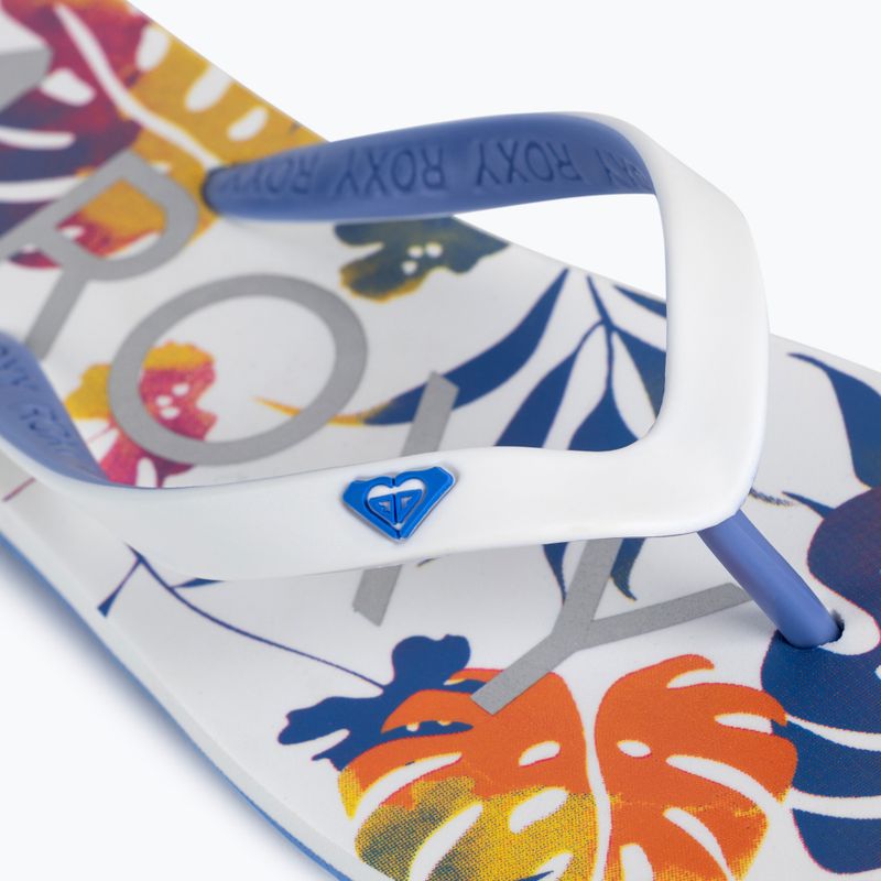 Dámské žabky ROXY Tahiti VII 2021 white/blue/white 7