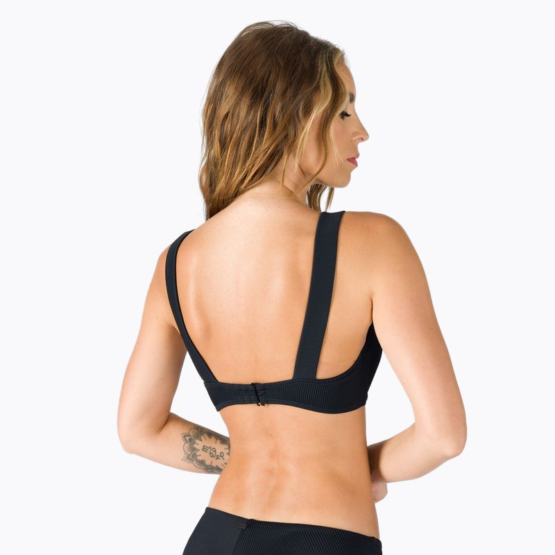 Horní díl plavek ROXY Love The Coco V 2021 anthracite 3