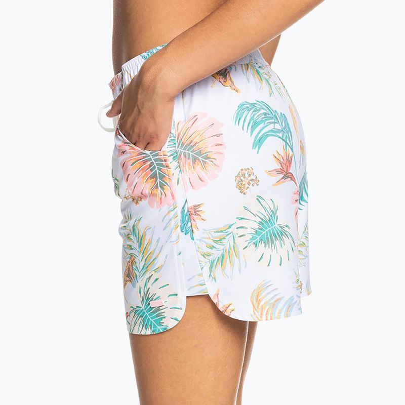 Dámské plavecké šortky ROXY Into the Sun 5" 2021 bright white/lilac 9