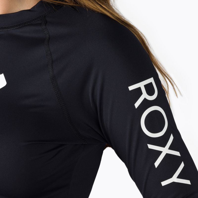 Dámské plavání s dlouhým rukávem ROXY Whole Hearted 2021 anthracite 5