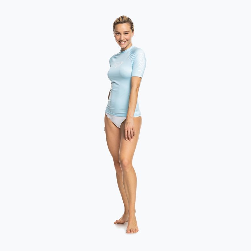 Dámské plavecké tričko ROXY Whole Hearted 2021 cool blue 2