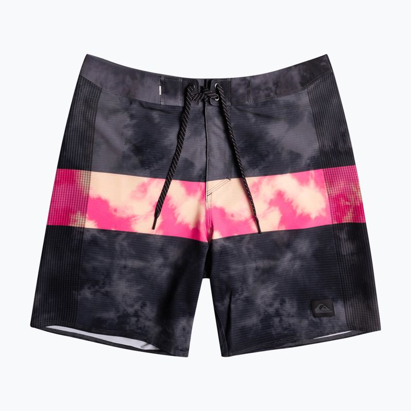 Quiksilver pánské plavecké šortky Highlite Arch 19' šedo-růžové EQYBS04648-MJY6 5