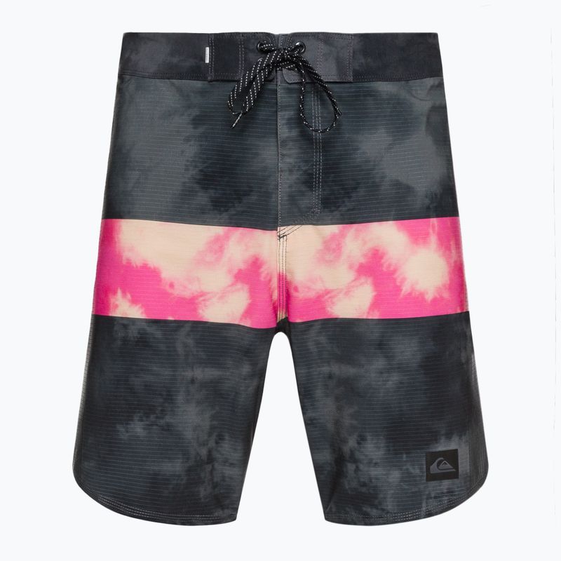 Quiksilver pánské plavecké šortky Highlite Arch 19' šedo-růžové EQYBS04648-MJY6